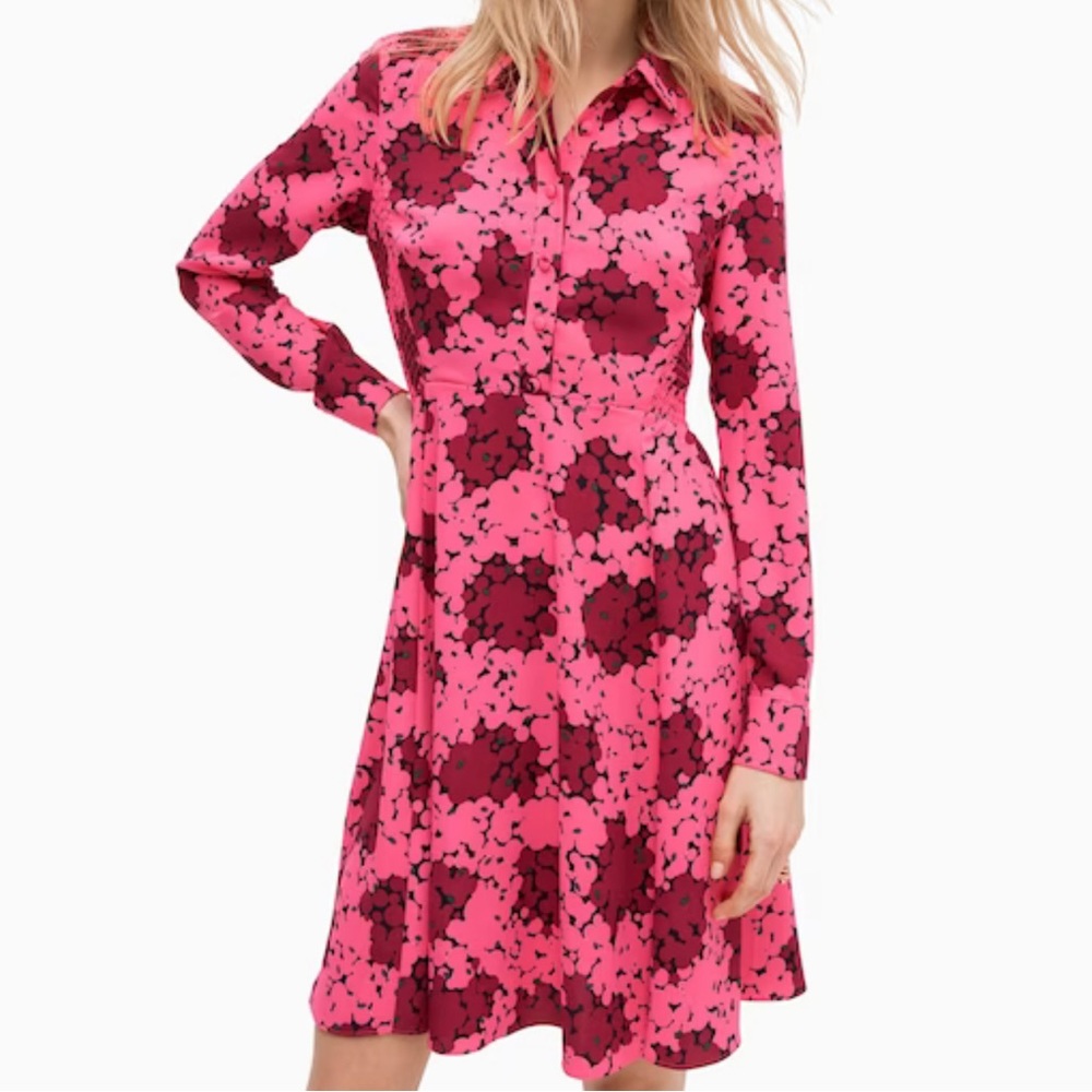 BRAND NEW Kate Spade Bubble Dot Smocked Dress